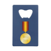 Bester Vater-Medaille Brooch Vatertag Geldbeutel Flaschenöffner (Rückseite)