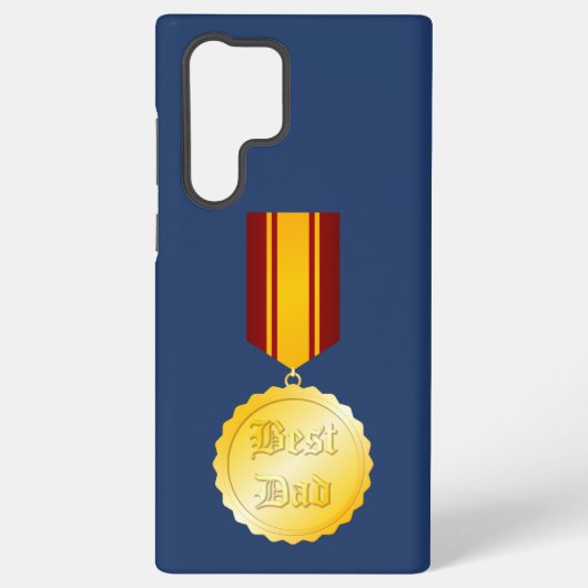 Bester Vater-Medaille Brooch Vatertag Samsung Galaxy Hülle (Rückseite)