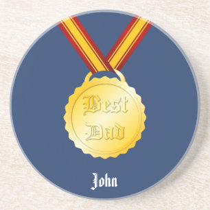 Bester-Vater-Medaille Tag des Vaters Getränkeuntersetzer