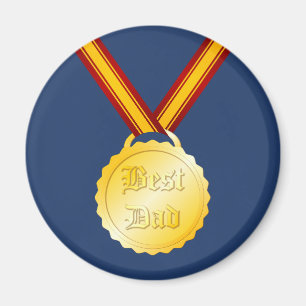 Bester-Vater-Medaille Tag des Vaters Magnet
