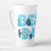 "Bester Vater" Milchtasse (Linke Ecke)