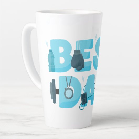 "Bester Vater" Milchtasse (Linke Ecke)