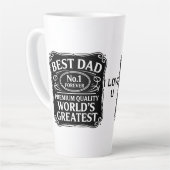 Bester Vater Milchtasse (Linke Ecke)