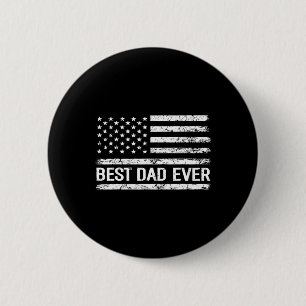 Bester Vater mit amerikanischem Flag-Geschenk für Button