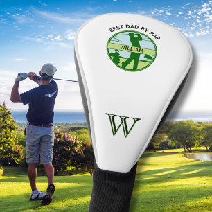 BESTER VATER MIT INDIVIDUELLER NAME CUSTOM MONOGRA GOLF HEADCOVER