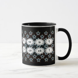 Bester Vater mit Neon Stars Tasse