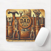 Bester Vater mit Tools/Gürtel Mousepad (Mit Mouse)