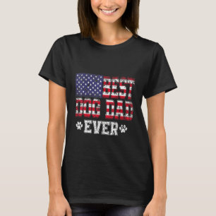 Bester Vater mit US-amerikanischer Flagge Phantast T-Shirt