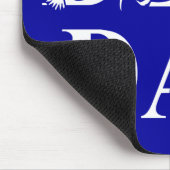 Bester Vater mit weißem Flags-Text Mousepad (Ecke)