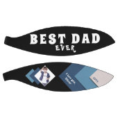 Bester Vater Modernes geometrisches Foto Vatertag  Basketball (Panele)