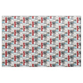 Bester Vater-Mops-Vater und Mops-Baby Stoff (Fat Quarter (45,7 x 55,9 cm))