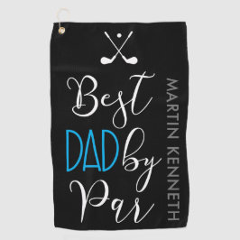 Bester Vater nach Art der Typografie Golfhandtuch