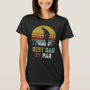 Bester Vater nach Golf Vintag T-Shirt