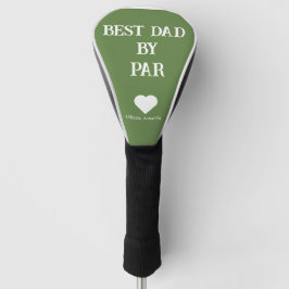 Bester Vater nach Maß Modernes Niedliches Grün & W Golf Headcover