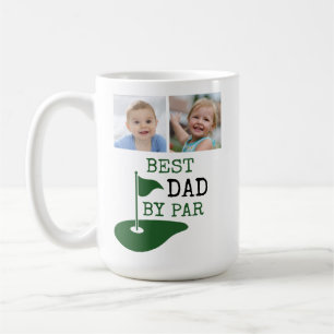 BESTER VATER NACH PAR 4 Fotos Golfer Kaffeetasse