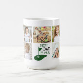 BESTER VATER NACH PAR 7 Foto-Collage Golfer Kaffeetasse (Mittel)