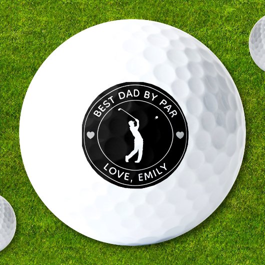 Bester Vater nach Par benutzerdefinierten Golfer N Golfball