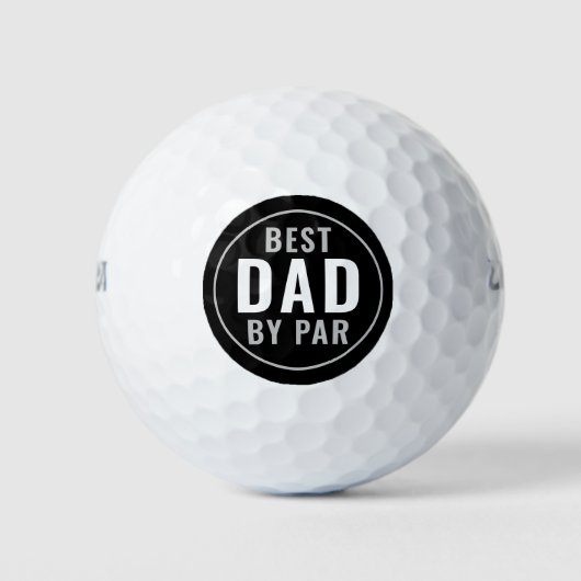 Bester Vater nach Par Cool Golfball (Vorderseite)