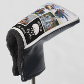 Bester Vater nach Par Custom 5 Fotos Collage Golf Headcover (3/4 Vorderseite)