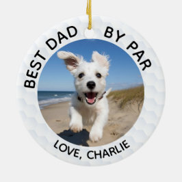 Bester Vater nach Par & Custom Dog Cat Fotos Keramik Ornament