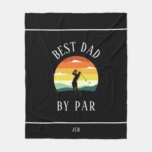 Bester Vater nach Par Custom Fleecedecke (Vorderseite)
