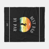 Bester Vater nach Par Custom Fleecedecke (Vorderseite (Horizontal))