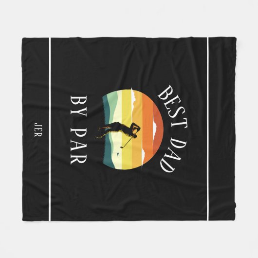 Bester Vater nach Par Custom Fleecedecke (Vorderseite (Horizontal))