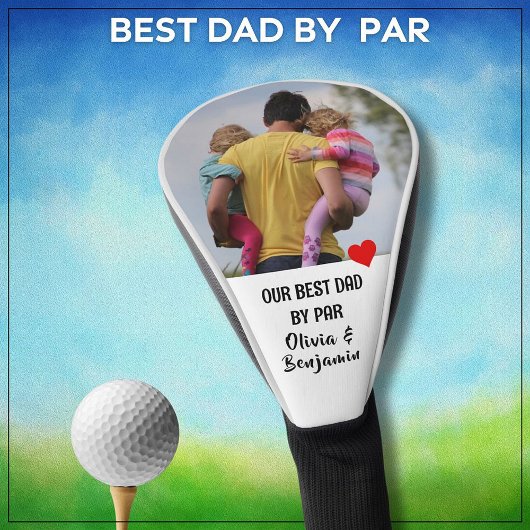 Bester VATER nach Par Custom Foto * Golf Headcover