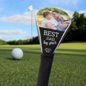 Bester Vater nach Par Custom Foto Moderne Vaterzei Golf Headcover