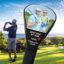 Bester Vater nach Par Custom Foto Personalisiert Golf Headcover