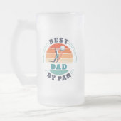 Bester Vater nach Par Custom Keepake Mattglas Bierglas (Links)