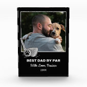Bester Vater nach Par Custom Pet Fotoblock (Vorderseite)