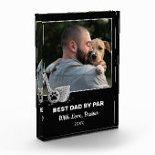 Bester Vater nach Par Custom Pet Fotoblock (Links)