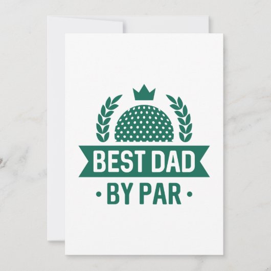 Bester Vater nach Par Dankeskarte (Vorderseite)
