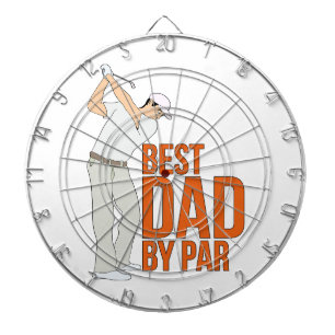 Bester Vater nach Par Dartscheibe