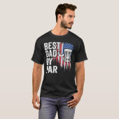 Bester Vater nach Par Disk Golf T-Shirt (Vorne ganz)