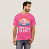 Bester Vater nach Par Disk Golf T-Shirt (Vorne ganz)
