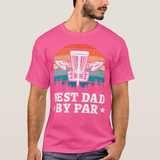 Bester Vater nach Par Disk Golf T-Shirt (Vorderseite)