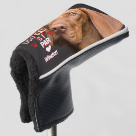 Bester Vater nach Par Dog Foto Golf Headcover