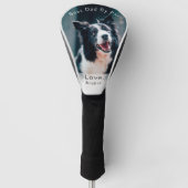 Bester Vater nach Par Dog Lover Personalizable-Fot Golf Headcover (Vorderseite)
