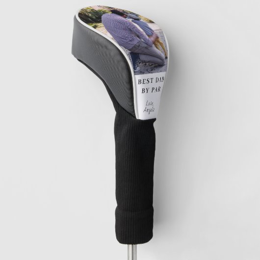 Bester Vater nach Par-Foto Golf Headcover (angewinkelt)