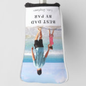 Bester Vater nach Par-Foto Golf Headcover (Rotieren 90)