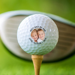 Bester Vater nach Par Foto Golfball