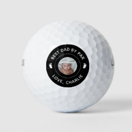 Bester Vater nach Par Foto Neuer Papa Erster Vater Golfball