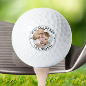 BESTER VATER NACH PAR Foto Personalisiert Golfball