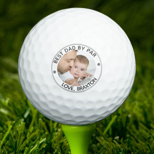 BESTER VATER NACH PAR Foto Personalisiert Golfball