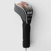 Bester Vater nach Par Foto Vater Golf Headcover (angewinkelt)