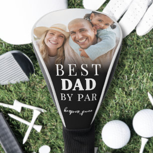 Bester Vater nach Par Foto Vater Golf Headcover