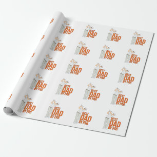 Bester Vater nach Par Geschenkpapier