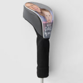 Bester Vater nach Par Golf-Zitat-Design Golf Headcover (angewinkelt)